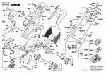 Bosch 3 600 HA4 408 Rotak 37 Li S Lawnmower 36 V / Eu Spare Parts